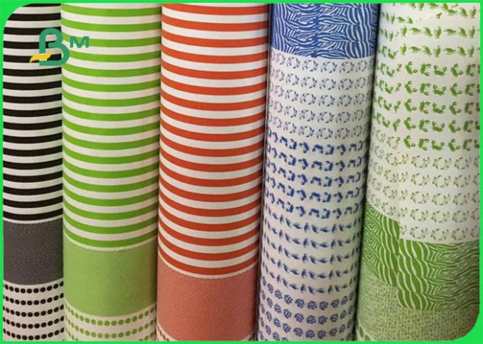 La coutume biodégradable de 100% a imprimé la paille de papier colorée faisant le papier pour le boire
