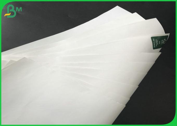 Évaluez le papier d'imprimerie blanc d'aa 869mm 889mm 50gsm 55gsm 60gsm pour la magazine