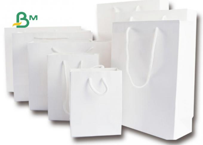 emballage de petit pain emballage de papier blanchi de 60gsm 70gsm 80gsm 120gsm pour des sacs à provisions