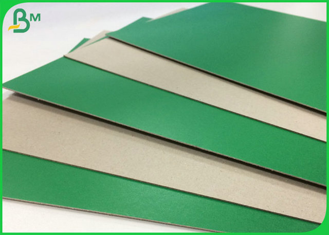 Feuilles épaisses de carton de couleur verte de 1.2MM hautes Stiffiness pour le dossier de voûte de levier
