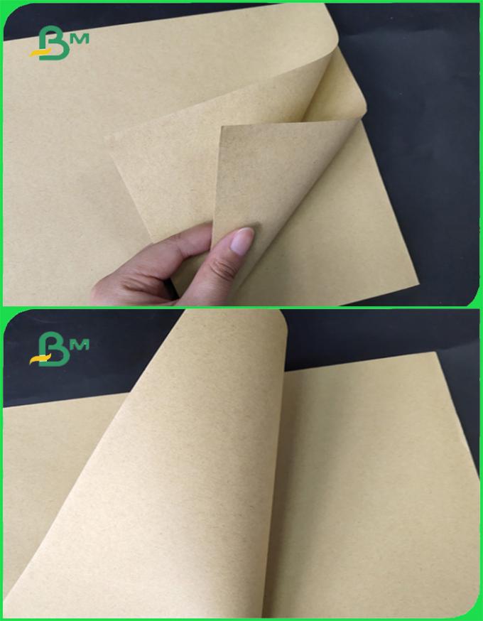 papier de 80gr FSC Brown emballage aucune impureté Rolls enorme pour l'emballage de fleur de DIY