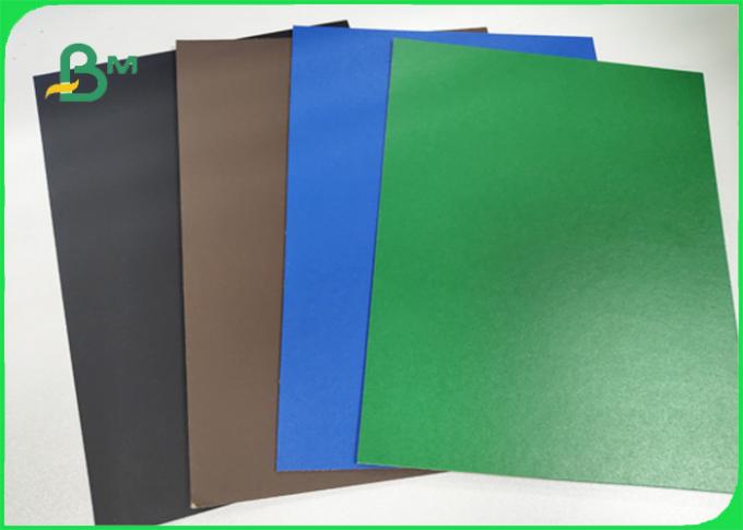Bleu/vert/rouge/carton solide laqué par noir 1.5mm 72 * 102cm