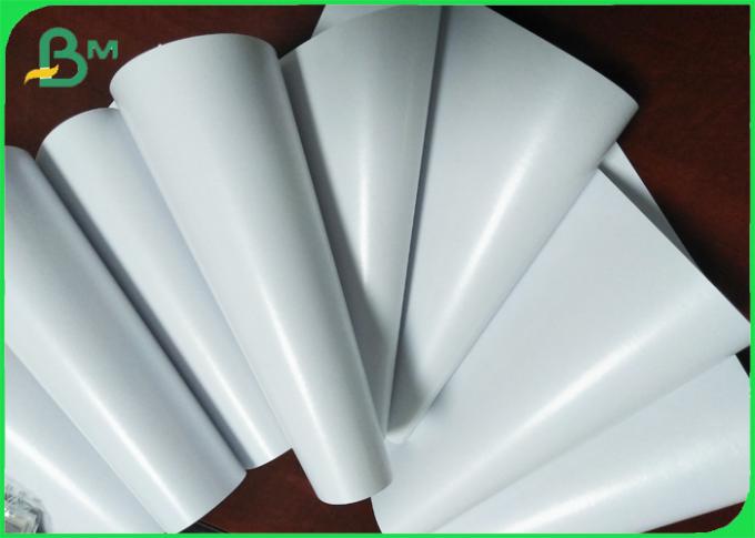 FDA 50 - papier glaçé par machine blanc de 60gsm emballage pour les aliments de préparation rapide du fond de bloc
