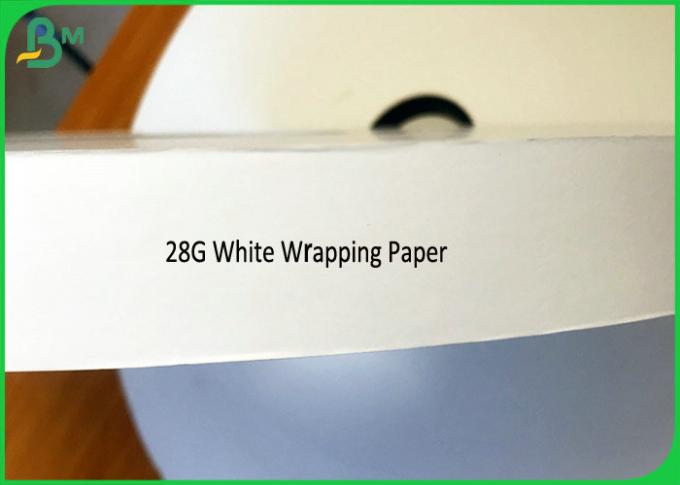 L'encre de nourriture a imprimé 60G 15MM Straw Kraft Paper FDA 28G Straw Wrapping Paper Roll