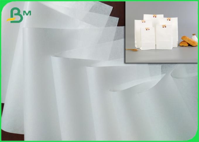 petit pain enorme de livre blanc de 35/40gsm MG papier d'emballage 1000 - 1200mm FDA certifié