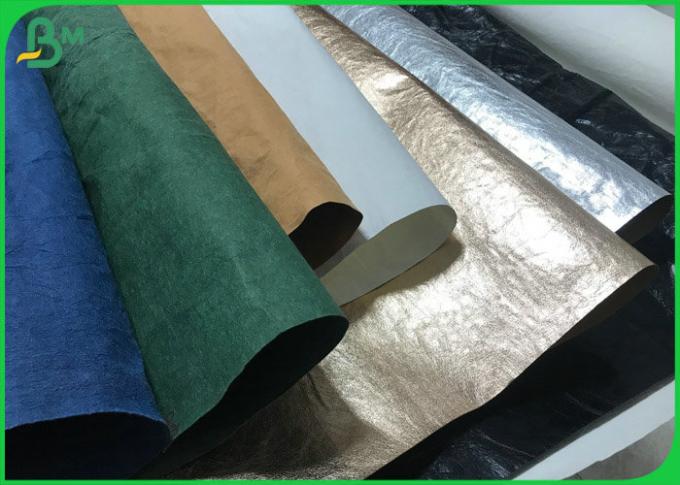 Eco décomposable - tissu de papier lavable matériel 0.55MM 0.8MM pour le sac de mode