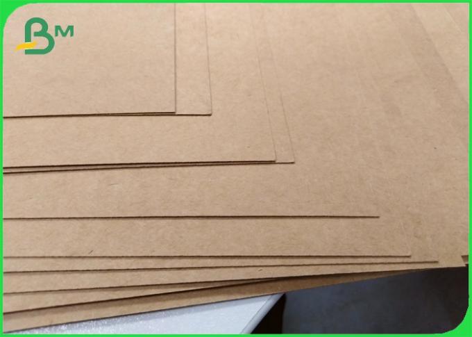 Force 300gsm supérieure non blanchie de papier d'emballage de fibre de Vierge