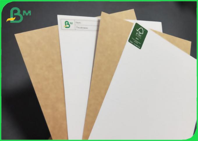 Matériel en bois de caisse d'emballage blanc avec le GV arrière du papier d'emballage de catégorie comestible de Brown FSC