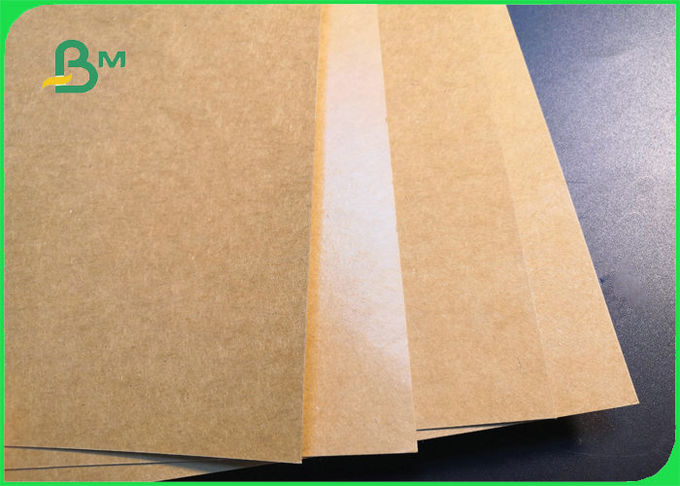 La catégorie comestible papier recyclable de Brown du PE 300gsm + 15g pour des boîtes à casse-croûte imperméabilisent