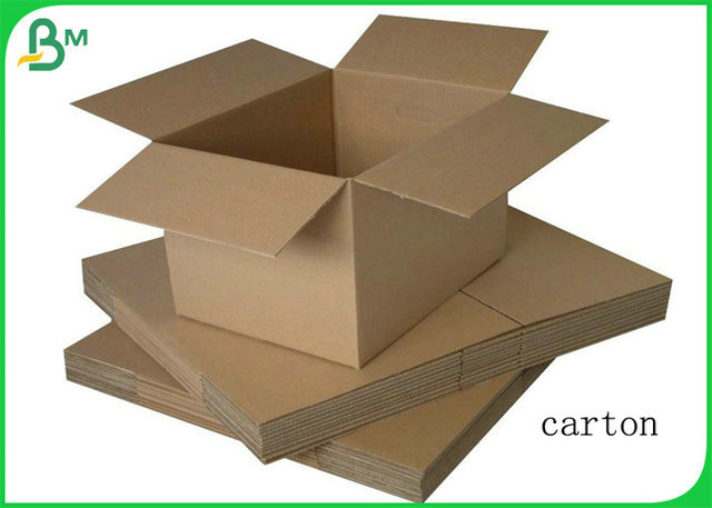 la cannelure recyclable de 0.5mm Brown a ridé le carton de Papier d'emballage pour des cartons