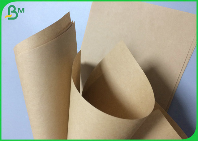 Petit pain non blanchi enorme de catégorie alimentaire de papier de 80g Brown emballage pour faire des sacs en papier