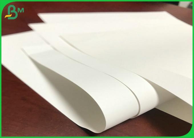 Le blanc a enduit les petits pains de papier synthétiques 80um non au papier épais de la larme 350um