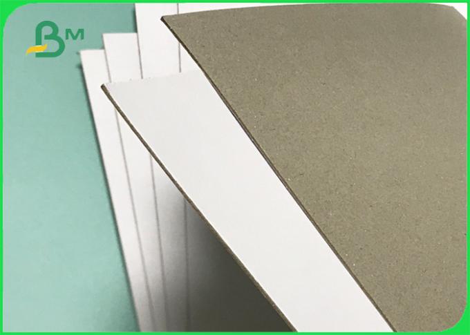 Le carton blanc réutilisé 1.2mm C1S 1.5mm épais a stratifié les feuilles duplex de conseil