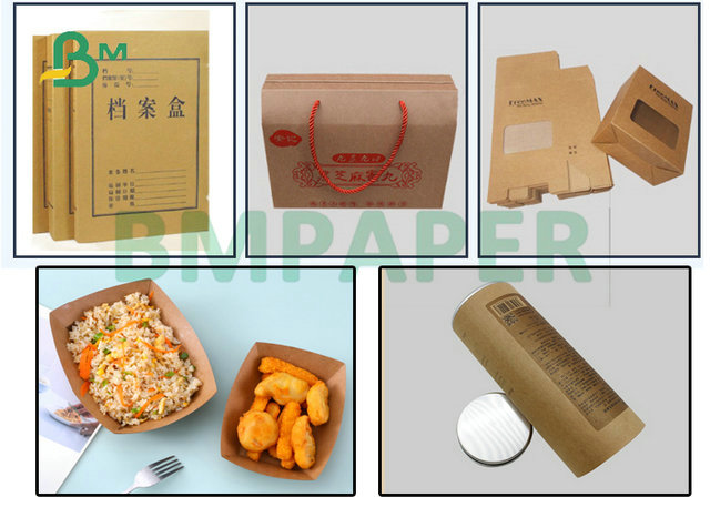 le PE simple de 74 x de 65.5cm a enduit le papier d'emballage 300gsm 350gsm pour la boîte à nourriture de déjeuner