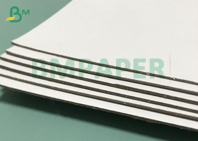le blanc épais de carton de 0.8mm à de 3mm a stratifié Grey Back Duplex Board Sheets