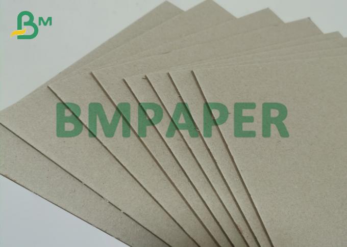 3mm Gray Paper Board Toughness Strong léger recyclable Grey Cardboard In Sheet