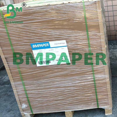 50GSM - papier durable de revêtement de 80GSM Brown Papier d'emballage pour des sacs à provisions