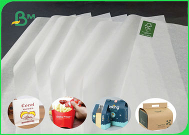 Le PE imperméable 29gsm et favorable à l'environnement a enduit le papier d'emballage en petit pain