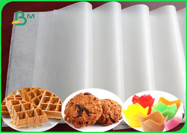 grand Oilproof format papier caisses de petit pain et de petit gâteau de 33gsm adapté aux besoins du client dans une Rolls
