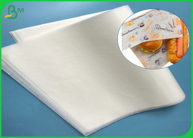 Papier blanc de MG emballage de catégorie comestible de pâte de bois de Vierge 30gsm 35gsm pour le sac d'aliments de préparation rapide