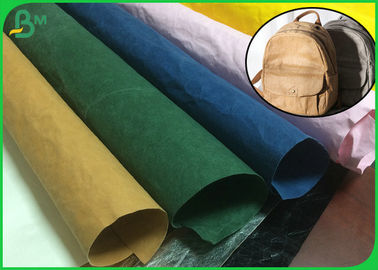 tissu prélavé de papier d'emballage réutilisé par 0.55mm de largeur de 150cm pour le matériel de sac d'école