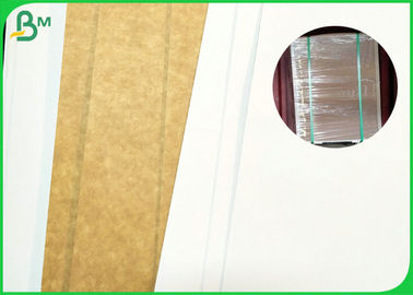 Le FSC a approuvé un papier latéral de Brown emballage de côté du blanc un pour la fabrication de boîtes à casse-croûte
