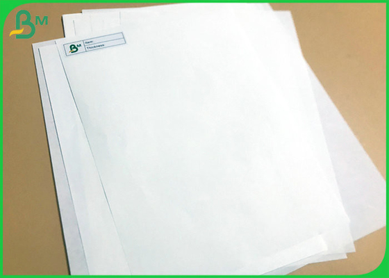 Papier d'emballage blanchi de blanc fait sur commande de taille, papier non-enduit de 80GSM 120GSM emballage