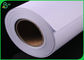 Papier à dessin naturel de DAO de pulpe de 100% 80G noyau de 2 pouces avec enduit bilatéral