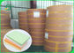 Couleur de papier colorée pure d'impression offset verte de pâte de bois de FSC indiquée 70CM 100CM