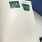 Coffre-fort brillant blanc de nourriture de papier enduit de PE de GV d'ISO9001 ISO14001 FDA adapté aux besoins du client
