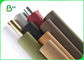 Papier naturel lavable coloré rouge de bonne dureté/de vert Papier d'emballage pour le sac d'usine