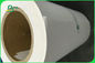 Imperméabilisez le papier auto-adhésif thermique d'autocollant de couleur blanche coutume de 21cm x de 50m