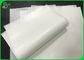 Papier latéral simple 30G de magnésium de lustre à la bobine 90cm de papier d'emballage blanchi du blanc 60G