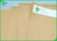 Papier écologique d'emballage alimentaire de 40gsm 50gsm Brown Papier d'emballage avec FSC Cetified