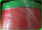 papier d'emballage rouge 60gsm/vert solide de catégorie comestible pour le milkshake 15MM biodégradable