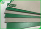 1.5mm durable 1.8mm a réutilisé Grey Paper Cardboard Sheets monté vert 70 * 100cm