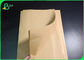 Papier en bambou non blanchi recyclable de Brown emballage de pulpe pour des enveloppes de sac