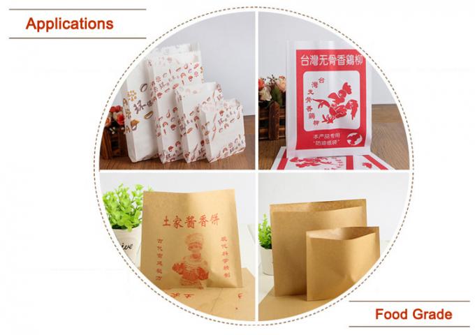 Papier d'emballage blanc qui respecte l'environnement de catégorie comestible de Brown de pulpe de Vierge avec le bon prix