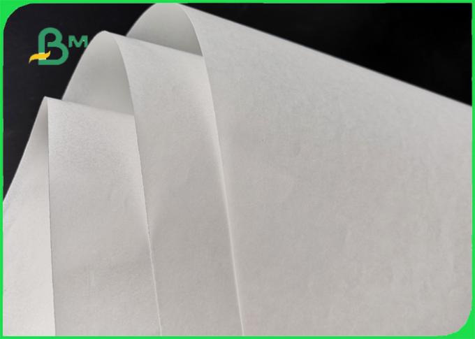 papier d'auto-collant enduit bilatéral blanc de nature de 24GSM 28GSM pour l'emballage de nourriture