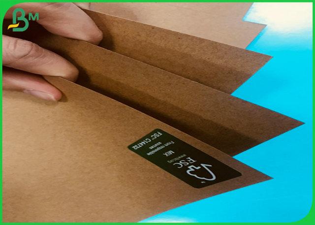 La catégorie d'aa a réutilisé le petit pain de papier d'emballage/80g au papier non-enduit de 400g Brown emballage