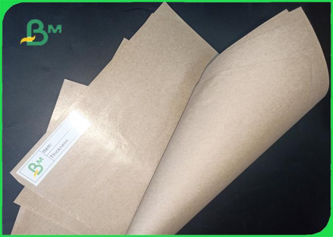 couleur brune/blanche du bois 50gsm de pâte de papier pur de MG emballage pour l'emballage de nourriture