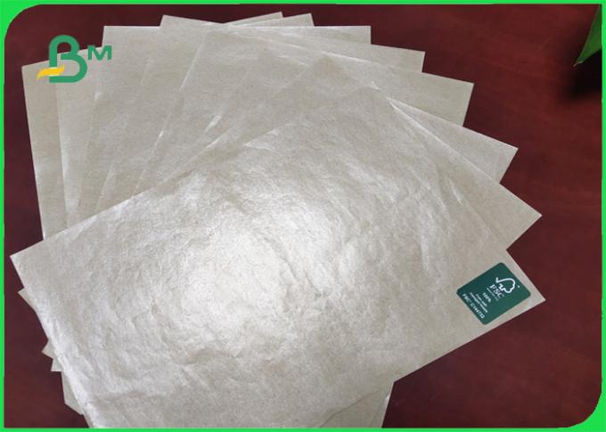 brillant latéral de papier enduit de la nourriture 60g + 10g non blanchie/de papier d'emballage l'imperméable