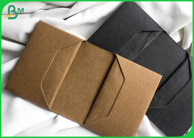 Papier d'emballage à fibres lavable durable de texture de DIY pour le portefeuille