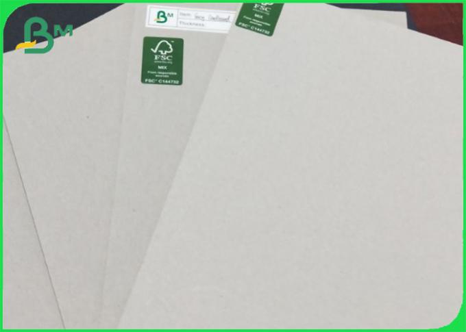 Anti humidité double de 0.4mm - de 2mm - feuilles grises latérales de carton pour la boîte de empaquetage