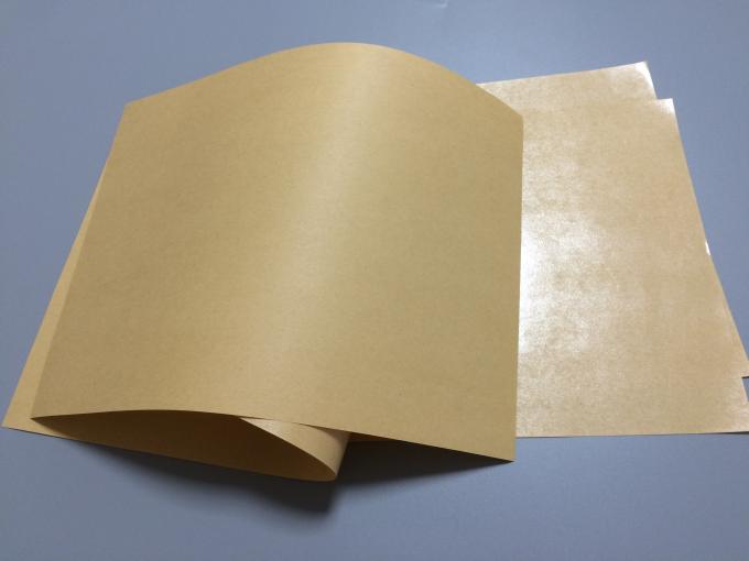40gr - petit pain de papier d'emballage alimentaire de 450gr Brown papier d'emballage avec 1 revêtement latéral de PE