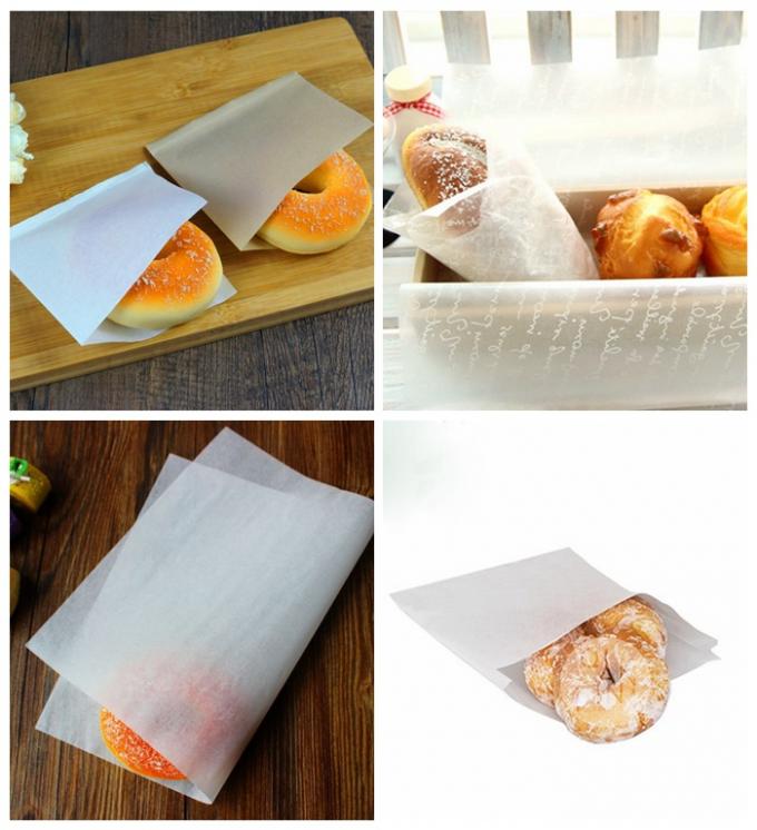 30gsm au papier d'emballage blanc de la catégorie 300gsm comestible pour l'emballage alimentaire