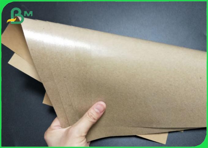 papier enduit de Brown emballage du PE 150g + 15g pour imperméable et sulfurisé