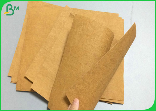L'épaisseur Brown des biens 0.55mm a prélavé le matériel de tissu de Papier d'emballage pour des sacs