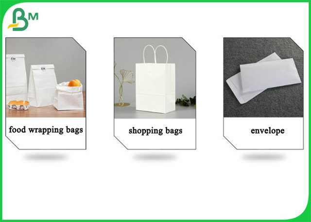 Papier d'emballage de Papier d'emballage de couleur blanche de 180GSM 250GSM pour les sacs à main de achat