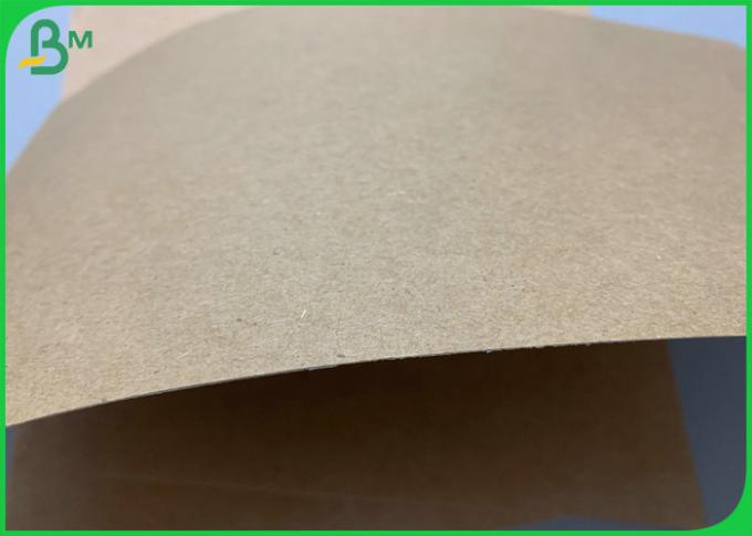 Un papier couché bon par PE de Brown emballage de catégorie de Side15g pour saladier jetable